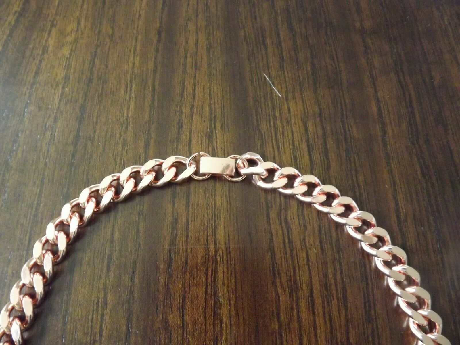 1 Pure Copper Necklace Cuban Link 24 Heavy Solid Statement