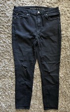 Articles of Society Men's Jeans 33 Charcoal Faded Black Ripped Knee