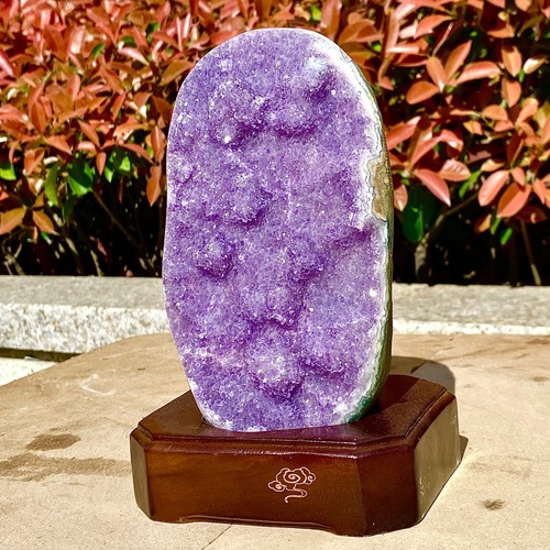 4.11LB Natural Uruguayan Amethyst Quartz Cave Geode Crystal Healing+base - 第 4/15 張圖片