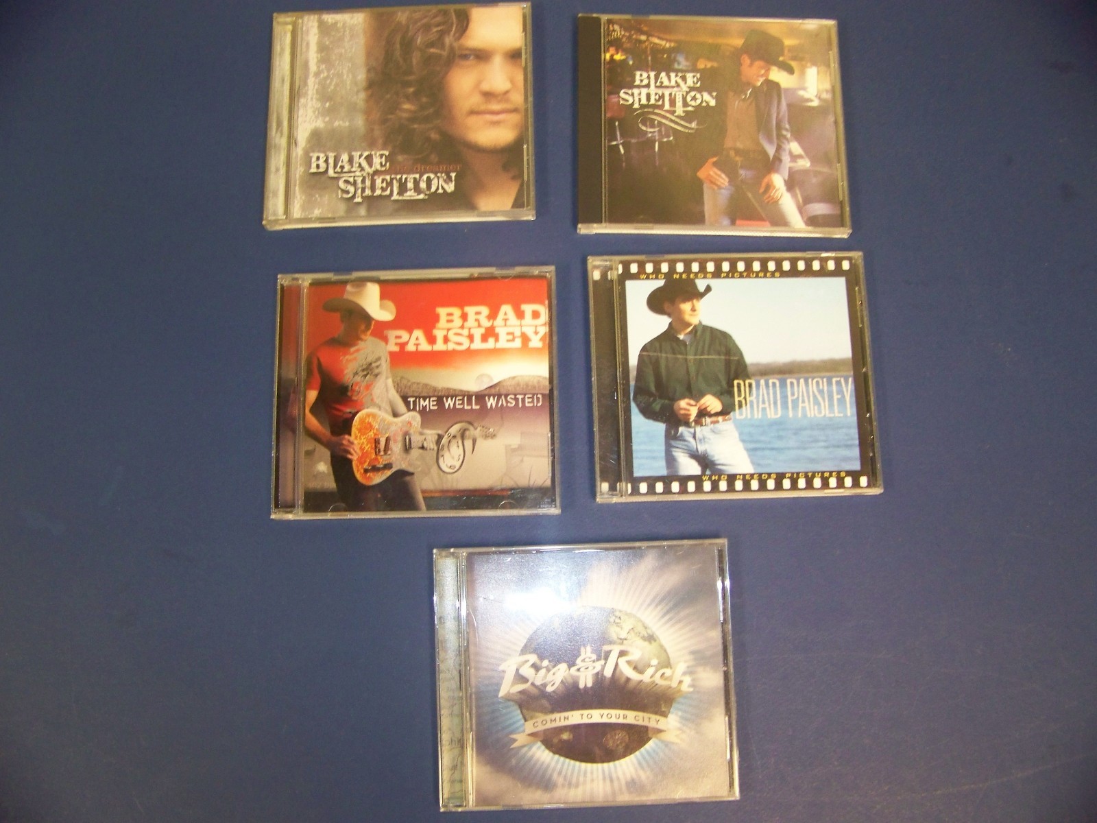 Country CDs -Blake Shelton, Brad Paisley, Big &amp; Rich, CDs are perfect ...