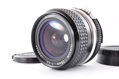 Nikon Ai NIKKOR 28mm F/3.5 Wide Angle Lens From Japan [Excellent+++] #1104