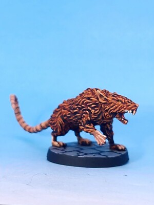 Giant Dungeon Rat painted mini Blacklist miniatures D&D RPGs