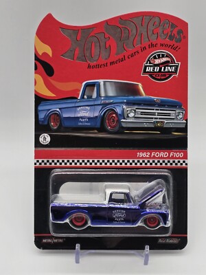 Hot Wheels - Redline Club - 1962 Ford F100 - Blue - #14012/30000