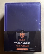 1 Pack 25 Max Protection Top Load Card Holders -  35pt Rigid 3x4 Toploaders