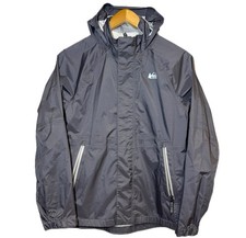 REI Co op Jacket Youth Large 14-16 Rainwall Hooded Rain Waterproof Shell Ripstop