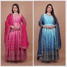 Gown Anarkali dress Bollywood Pakistani Indian wedding suit salwar kameez eid