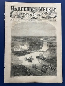 Harper's Weekly 5-31-1862  Slavery Proclamation FORT DARLING Richmond PEA RIDGE