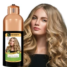Hair Color Shampoo for Gray Hair Coverage&Color Transform with 9 Herbal Extra...