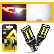 AUXITO T15 Reverse LED Back Up Light Bulb 921 912 W16W 904 906 White 6500K 2x