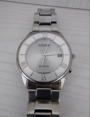Citizen AS106054A Watch EcoDrive Radio Controlled Silver 17cm Stainless