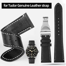 Genuine Leather Watch Strap for Tudor Black Bay 58 GMT 20 22mm Deploy Wrist Band