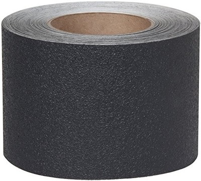 4'' X 12' Foot Roll of Black Rubberized Anti Slip Non Skid Safety Tape 3510-4-12