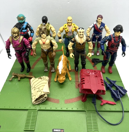 GI Joe 8 Cobra Figures w/Accessories ARAH Hasbro New O-Rings Free Shipping