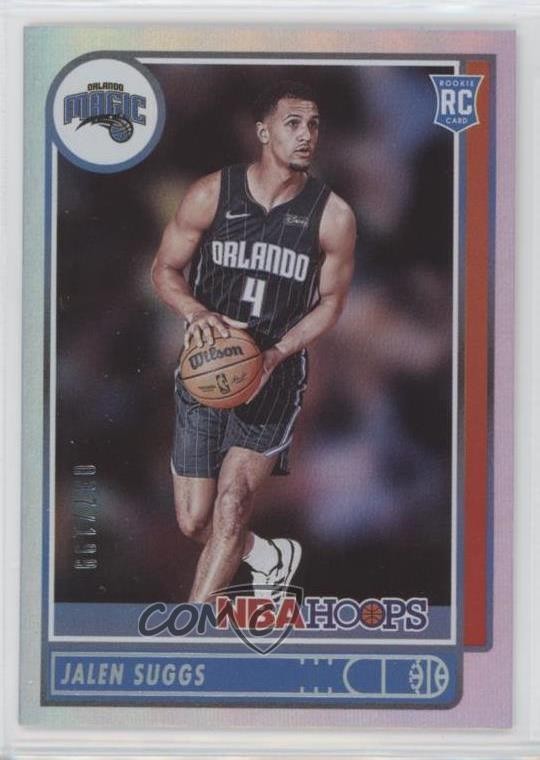 2021-22 Panini NBA Hoops Rookies Silver 37/199 Jalen Suggs #210 g0d