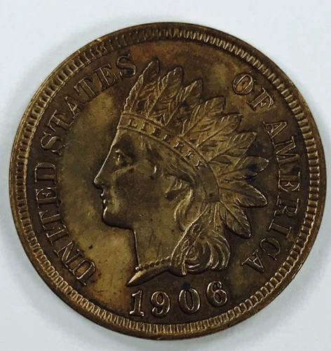 1906 INDIAN HEAD ONE CENT! RED GEM BU+++! BEAUTIFUL! COLLECTORS ITEM! NR #P2015