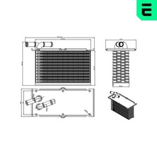 Ladeluftkühler ERA 672022 für VW GOLF 6 5K1 Variant AJ5 PLUS 5 5M1 521 517 CADDY