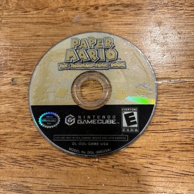 Paper Mario The Thousand Year Door Nintendo Gamecube Disc Only - TESTED