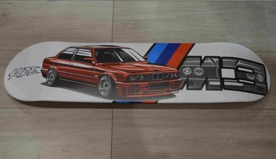 Auto Wandbild Display Skate Deck Weihnachtsgeschenk Geschenk Autoliebhaber - BMW E30