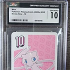 Mew CGC 10 Gem Mint 2020 Pokémon × Nintendo Playing Card (Ninety-Nine Deck) KOR