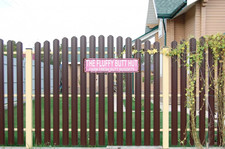 The Fluffy Butt Hut Farm Fresh Butt Nuggets Sign - Chicken Coop Rustic Street...