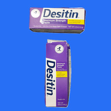 Desitin Maximum Strength Diaper Rash Paste Long Lasting Relief 4  4.8 Pack of 2