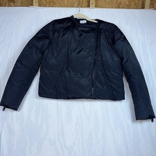 DKNY Womens Black Satin Down | Waterfowl Feat...