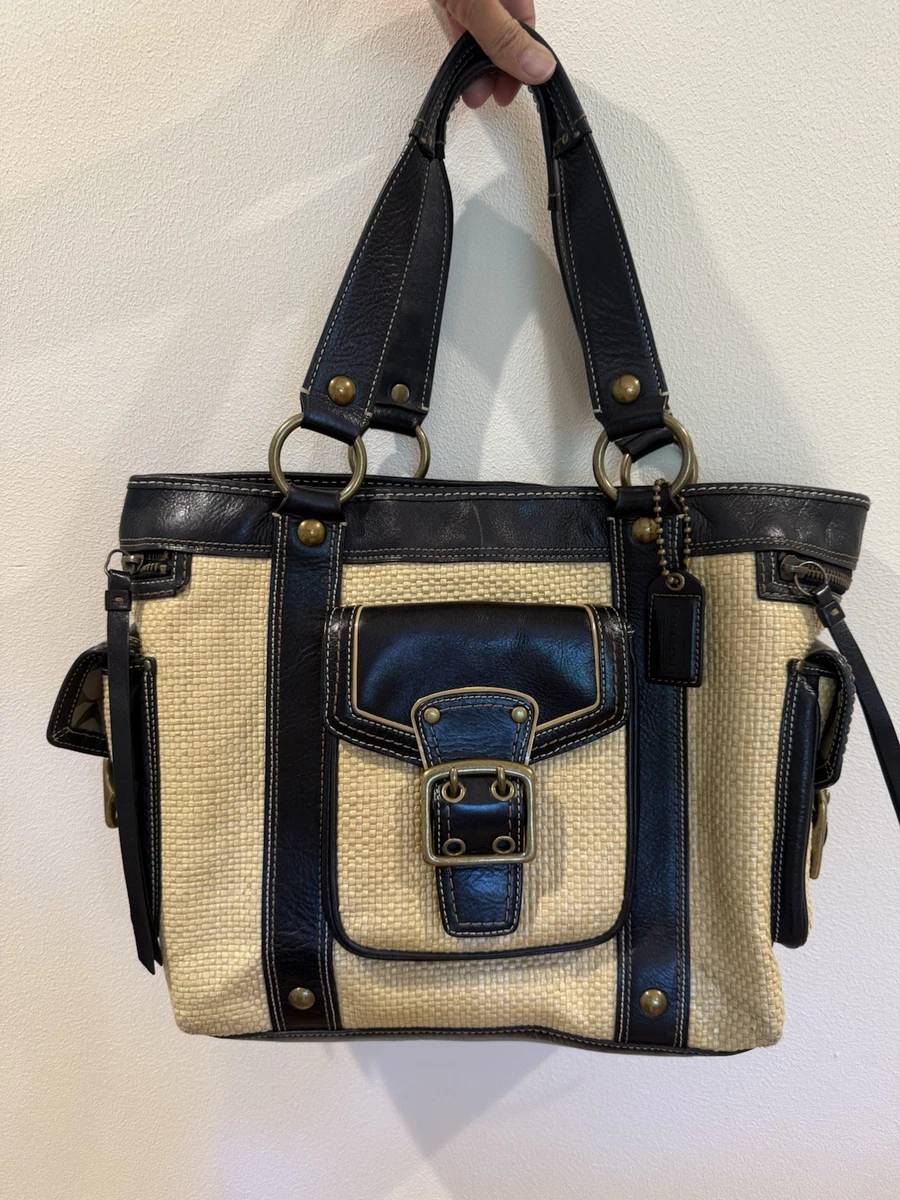 Coach Legacy Shoulder Bag Women's Straw Exterior Bags & Handbags