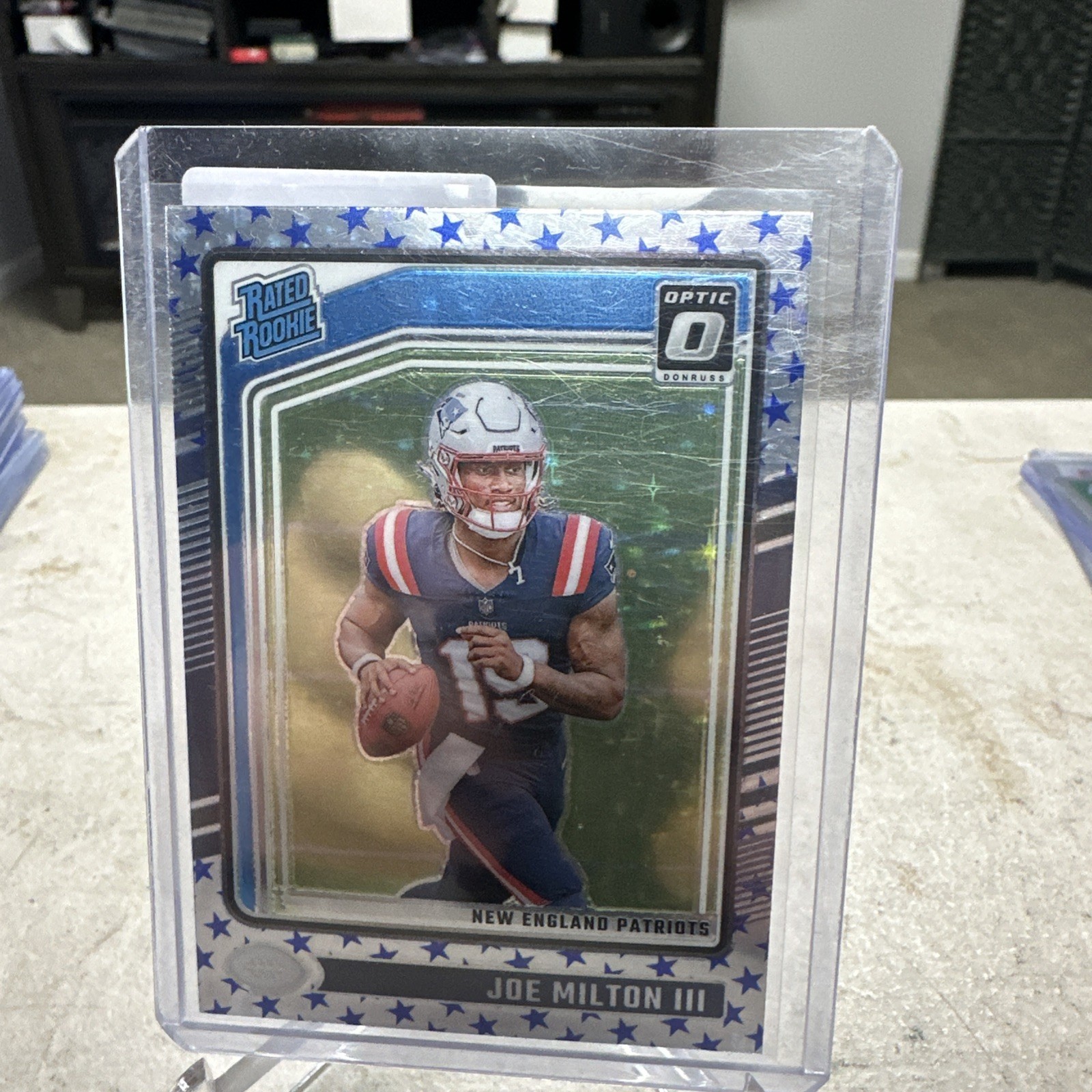 2024 Panini Donruss Optic - Rated Rookie Joe Milton III #255 Stars Prizm (RC)