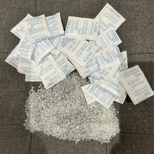 100 Packs 1g Silica Gel Desiccant Packets Food Grade Moisture Absorber - USA