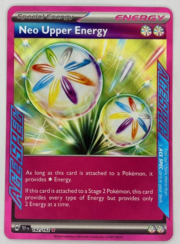 2024 Pokemon Temporal Forces #162/162 Neo Upper Energy