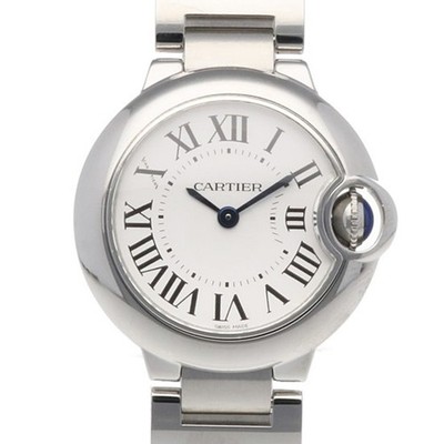CARTIER Baron blue Watches 3009 Stainless Steel used