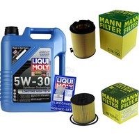 Inspektionspaket 5L Liqui Moly Longtime 5W-30 FüR VW Golf V 1.4 TSI Audi A3 Seat