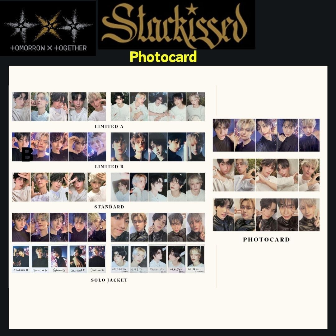TXT Starkissed JAPAN 3rd album Official Photocard Limited Standard