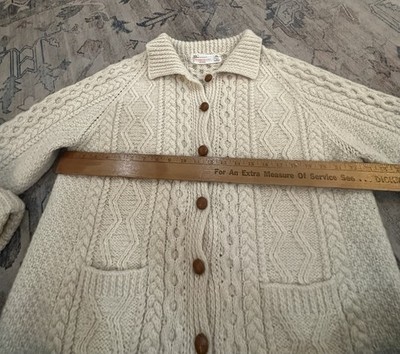 Inverallan 3A Lumber Cardigan A Hand-knitted Garment From Ireland