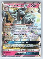 Alolan Ninetales GX Ultra Rare SM - Lost Thunder 132/214 Holo NM on eBay