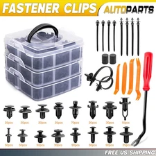 655PCS Car Retainer Clips Auto Panel Trim Fasteners Push Pin Rivet Bumper Kit