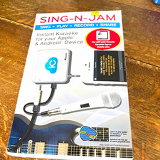 Acesonic Sing-N-Jam Karaoke Mixer 2 Mic Inputs 3.5mm USB Rechargeable Echo