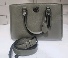 COACH  Brooke Carryall CE732 Green With Lock And Key NWOT