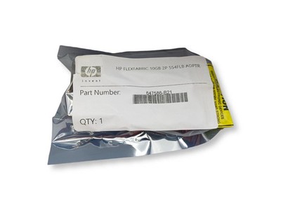 (NEW) (LOT OF 4) HP FLEXFABRIC 10GB 2P 554LFB ADAPTER, 647586-B21 - w/ WARRANTY!