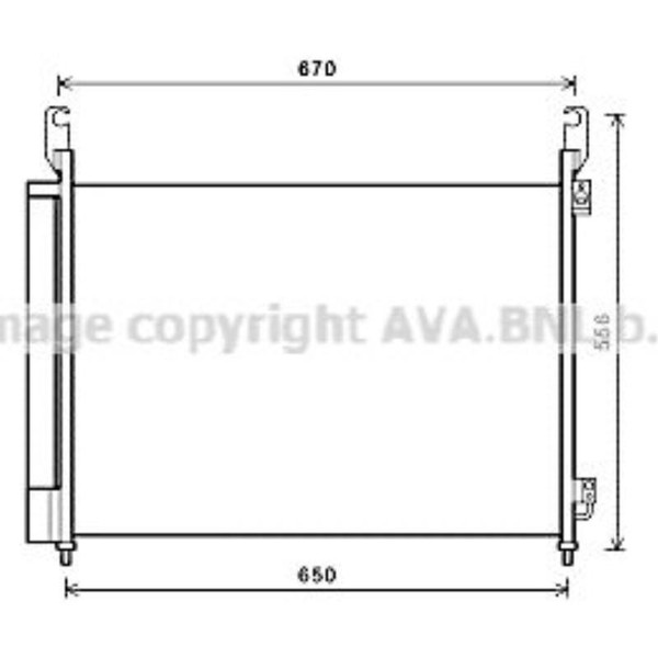 AVA Quality Cooling Kondensator Klimaanlage Mit Trockner FüR Renault Koleos I-image