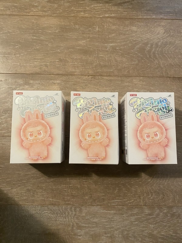 3x Labubu Big Into Energy Keychain Bag Charm Love Red Blind Boxes Mystery NEW