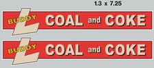 BUDDY-L COAL AND COKE TRUCK DECAL SET