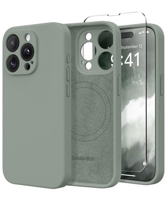 Funda Magnética Protector Para iPhone 15 Pro 6.1 Magsafe Case Carcasa Protectora