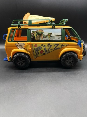 #ad #ad Teenage Mutant Ninja Turtles Pizza Van Vehicle Playmates Turtle Power $24.99