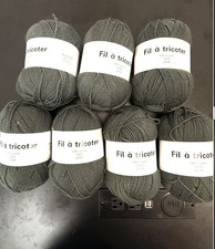Knitting YARN 100 Laine Weight /Length 100 g 3.6oz  300 M 328Yds Lot 7