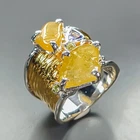 Handmade ring Yellow Sapphire Ring 925 Sterling Silver Size 7 /R474378