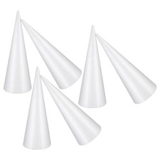 6 Pcs Foam Christmas Tree Shapes Craft Cones Shaped Crafts Supplies