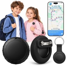 Rastreador GPS para Niños, Dispositivo de Rastreo Personas Mayores, Sin Mensual Negro-XZ
