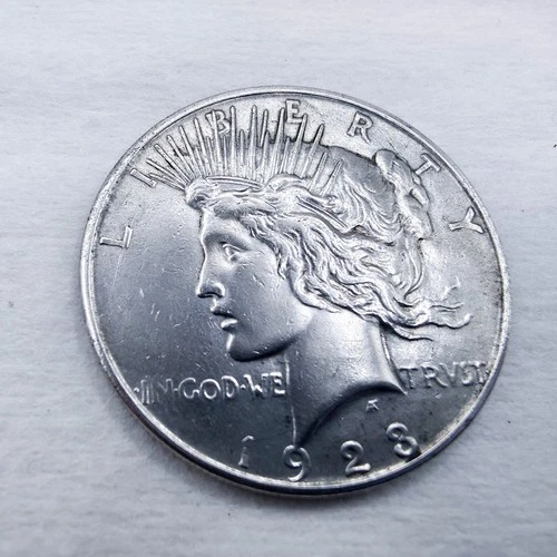 1923-D Peace Silver Dollar, VF