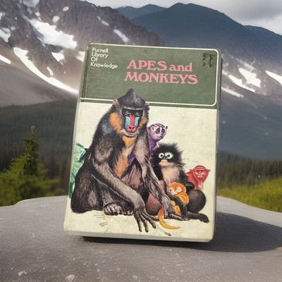 Apes and Monkeys Clive Roots Published by Purnell, 1970 History Vintage